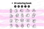 Cute Kawaii Capybara Valentine's Day, an Animal Illustration by Palau (Thumbnail 11 of 12)