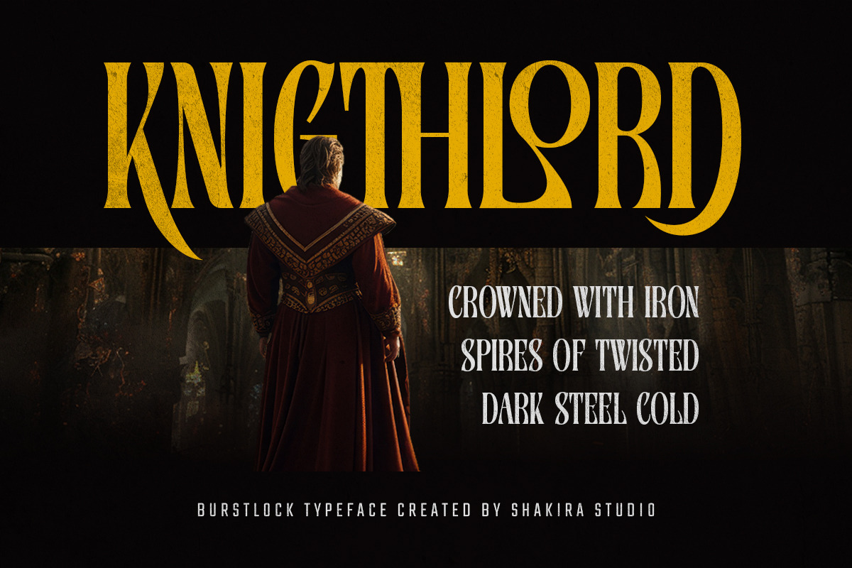Epic Fantasy Display - Burstlock, a Serif Font by Shakira Studio (Photo 2 of 10)