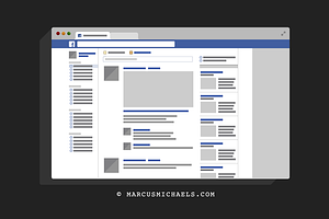 Facebook UI Template