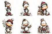 Whimsical Geese Clipart Bundle, an Illustration by OK Design (Thumbnail 4 of 5)