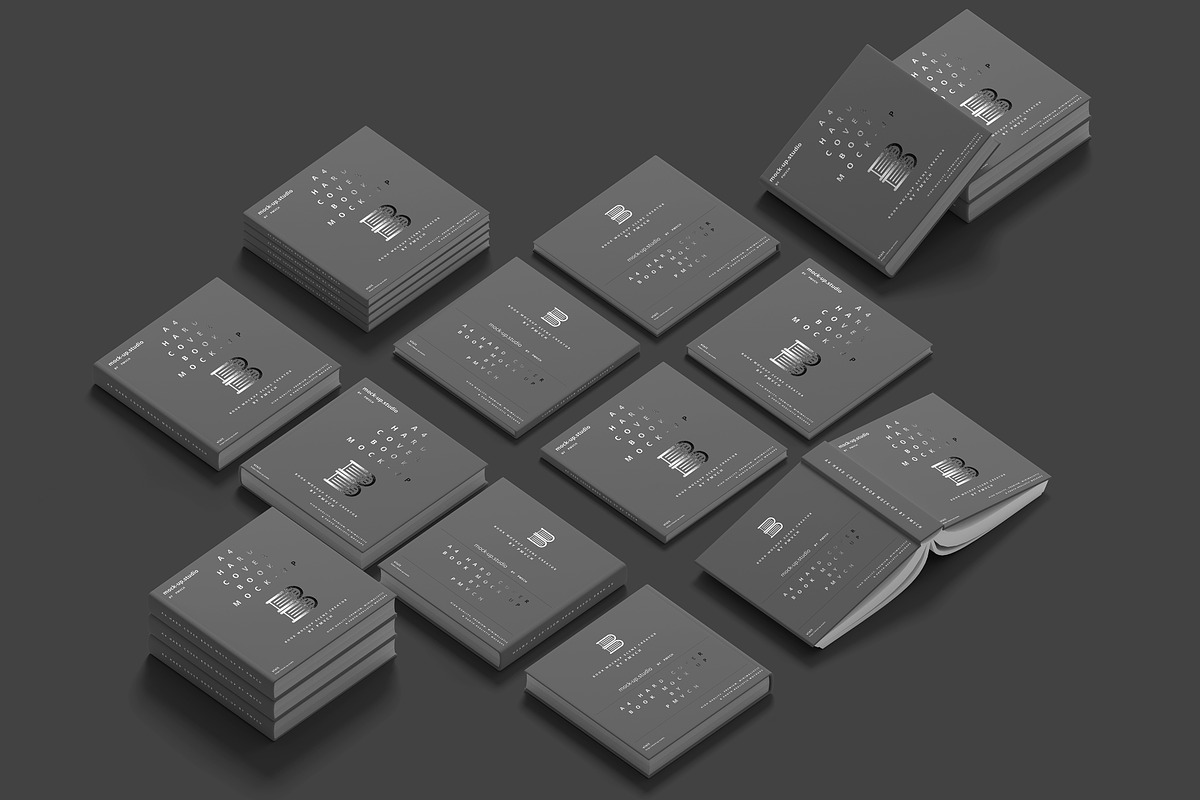 Book Mockup Scene Creator, a Print Template by pmvch (Photo 12 of 16)