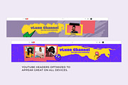the YouTube brand kit, a Social Media Template by hello next brand (Thumbnail 3 of 6)
