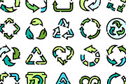 Recycling symbols and arrows for, an Object Graphic by pikepicture (Thumbnail 3 of 3)