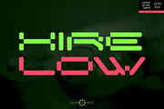 Hire Low - Futuristic Bold, a Sans Serif Font by Lemon Studio Type (Thumbnail 1 of 6)