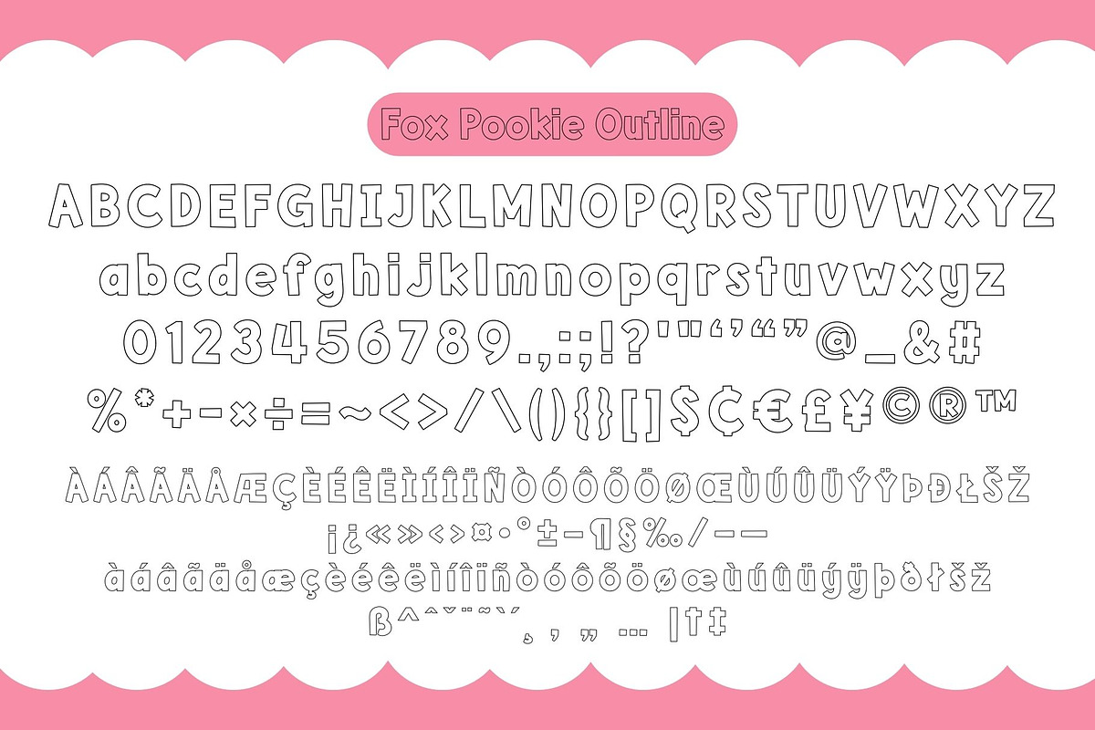 Fox Pookie 4 Fonts Style, a Handwritten Font by Fox7 By Rattana (Photo 9 of 10)