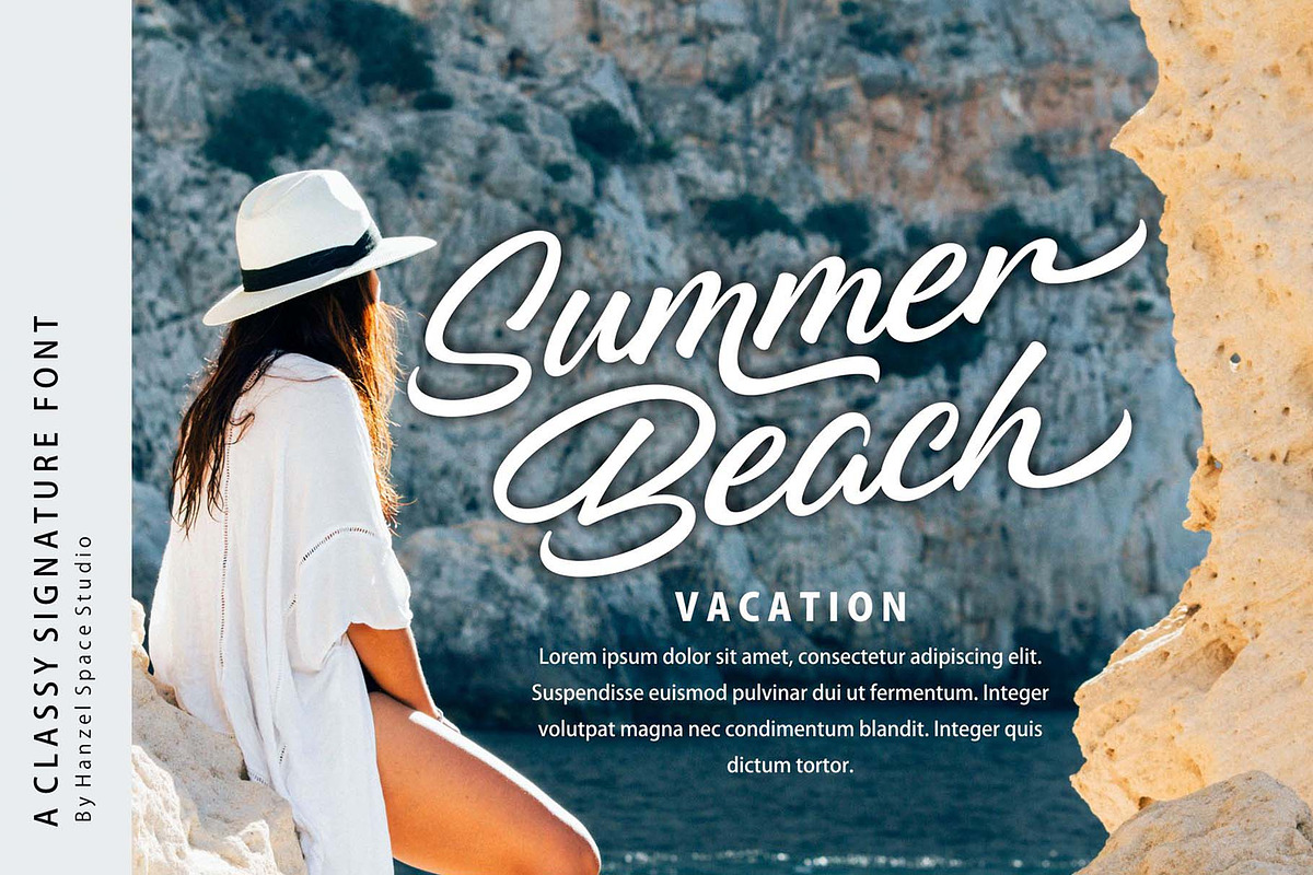 Histellin Script Font, a Script Font by HanzelSpace Studio (Photo 2 of 8)