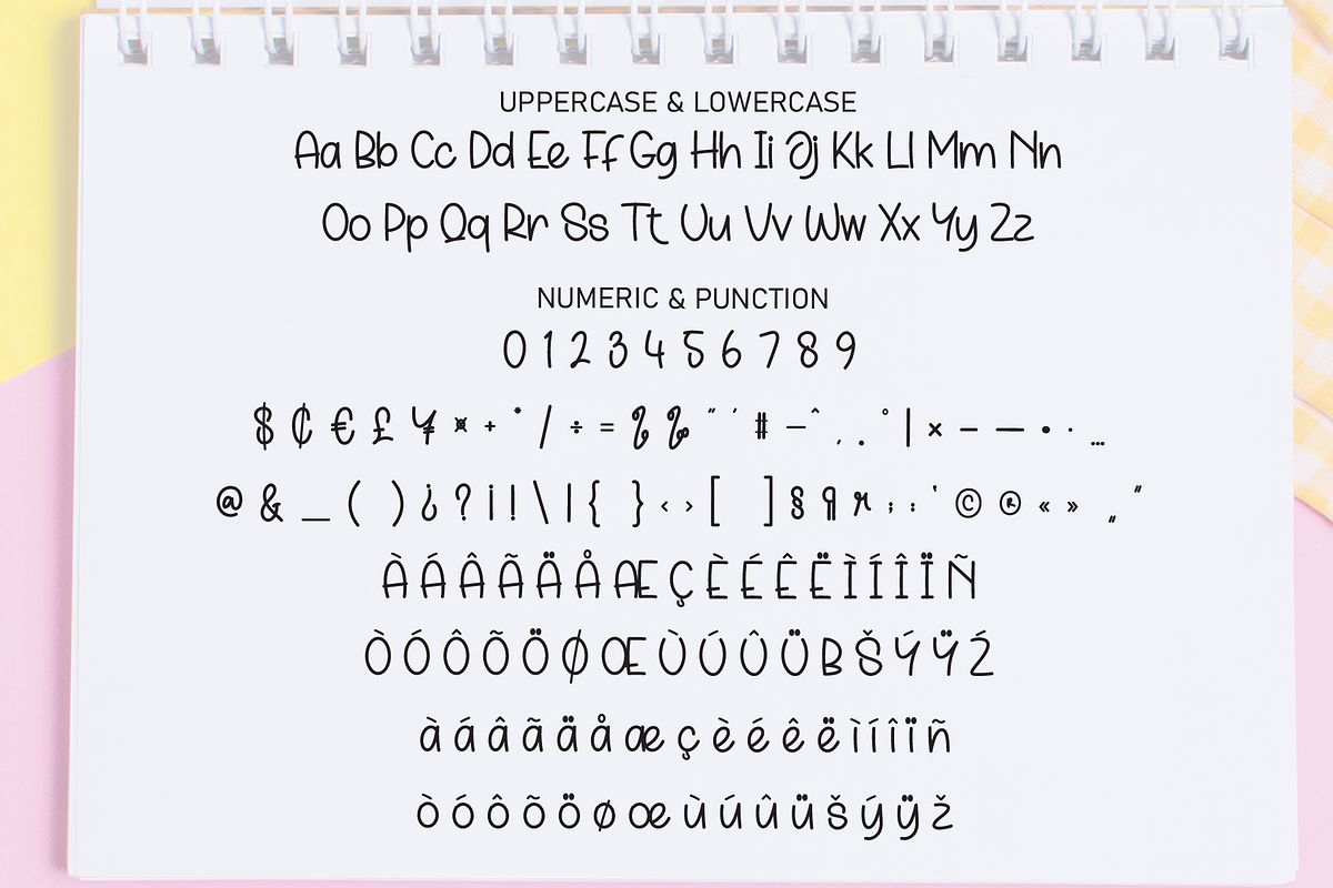 Notes Agatha | Script Font, a Script Font by Scratchones (Photo 6 of 8)
