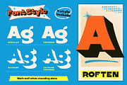 Roften - Chunky Retro Pop Font, a Sans Serif Font by Artisan Themes (Thumbnail 9 of 11)