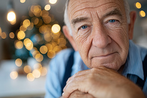Close up portrait of an elderly man, a Person Photo by MistyDay