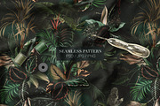 Wild Leafs (Foliage Pattern), a Wallpaper Graphic by Luiz da Rolt Grathwohl (Thumbnail 2 of 8)