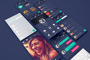 chitchat (Chatting App UI), an UI Kit Template by Rebound  (Thumbnail 2 of 6)