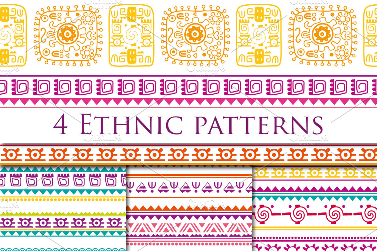 Ethnic Seamless Patterns