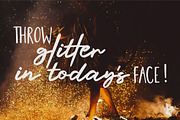 Glitter City Font Trio + Logos, a Script Font by theinkaffair (Thumbnail 8 of 10)