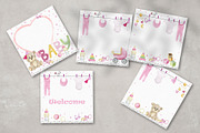 Baby boy and girl clipart., an Object Illustration by TaPilipa (Thumbnail 15 of 15)