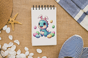 Cute Easter T-Rex Dinosaur PNG., an Animal Illustration by KennedyStudio (Thumbnail 4 of 5)