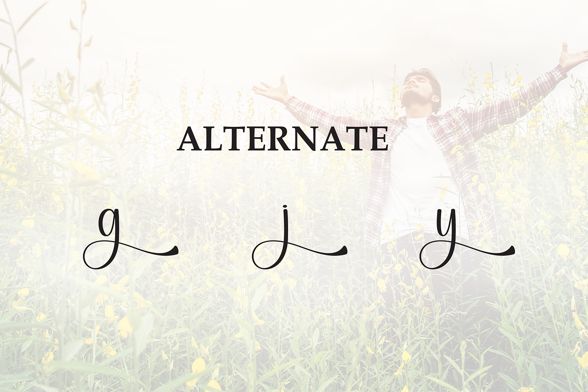Joyful | Script Font, a Handwritten Font by Scratchones (Photo 8 of 9)