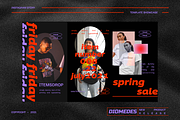 Diomedes Instagram Template, a Social Media Template by Creatchees.std (Thumbnail 4 of 5)