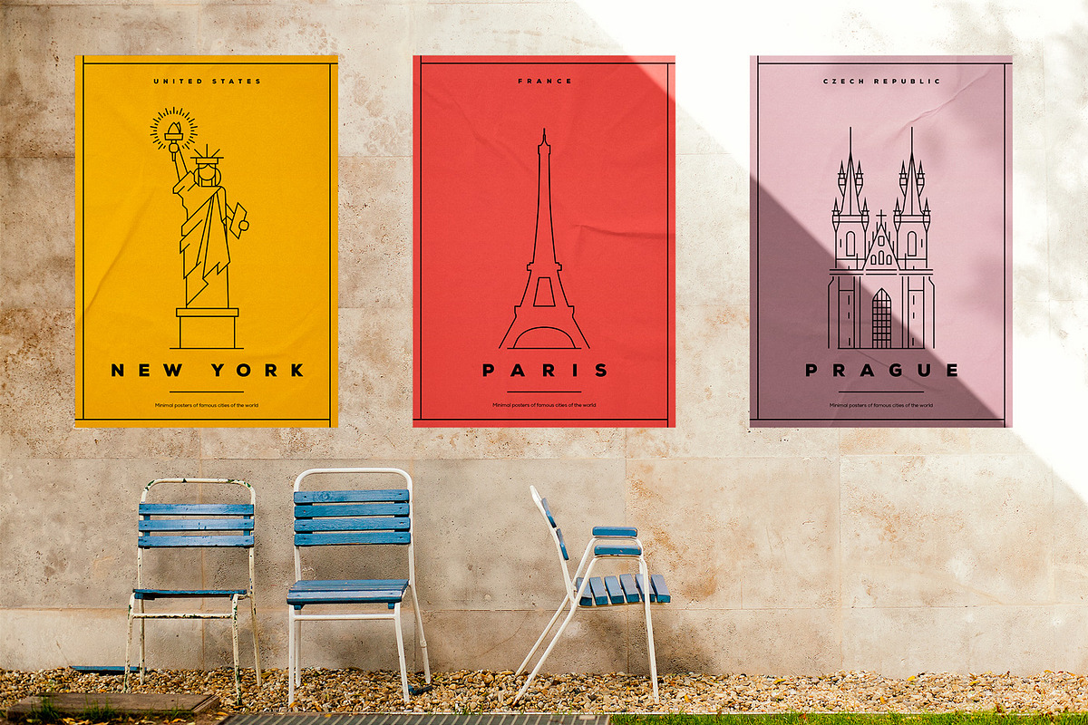 30 - Minimal City Poster, an Illustration by Kursat Unsal (Photo 2 of 3)