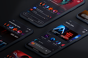 Music app UI Kit ( Figma), an UI Kit Template by Julia Shagofferova (Thumbnail 10 of 13)