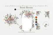 Bloom | Burnt Florals Watercolor, an Invitation Template by slowlivecreate (Thumbnail 3 of 7)