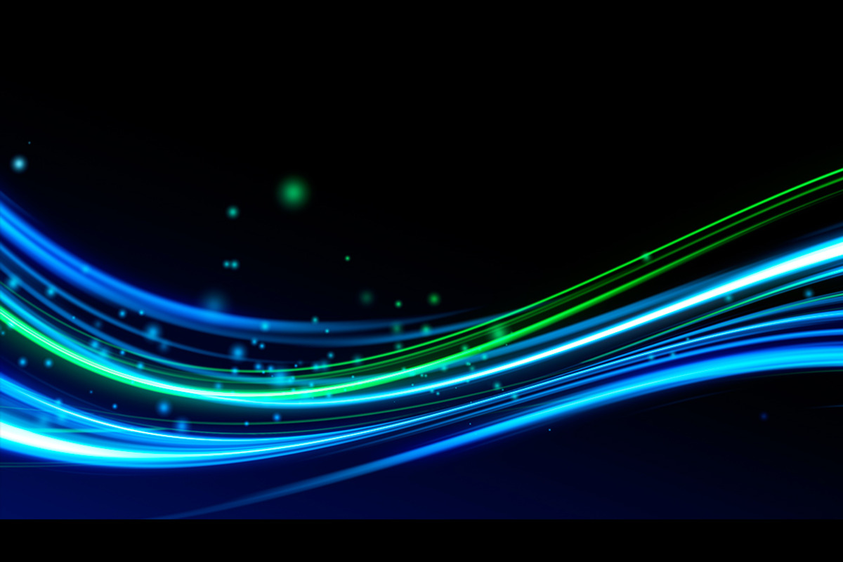 Glowing lines on dark background preview 3