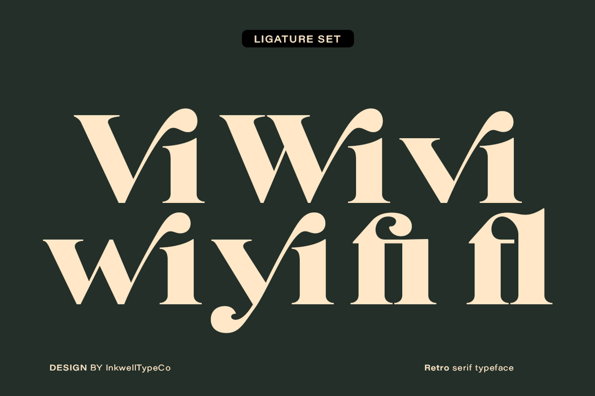Keratha - MODERN RETRO TYPEFACE, a Serif Font by InkwellTypeCo (Photo 14 of 14)