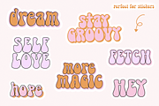 Like Totally | Retro Groovy Font, a Font by KA Designs (Thumbnail 4 of 9)