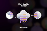 Big Data & Data Science 3D Icon, an Object Graphic by Artnivora.Std (Thumbnail 4 of 4)