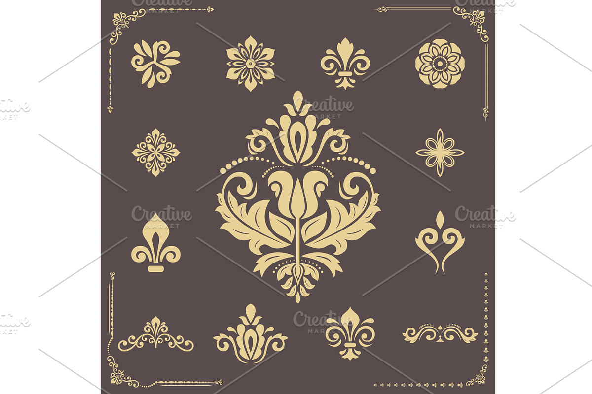 Set of Classic Orient Vector, a Pattern Graphic by FineArtStudio (Photo 1 of 3)