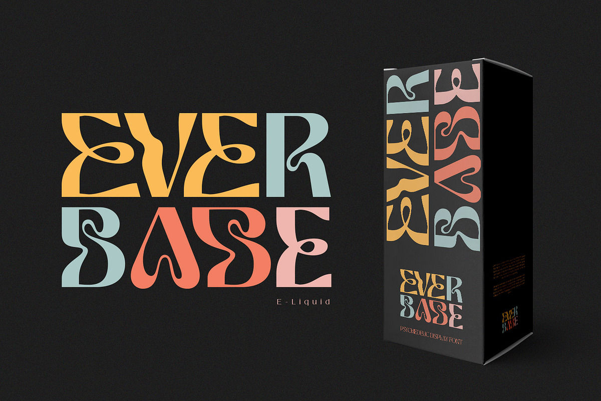 Sloke - Psychedelic Display font, a Sans Serif Font by creativemedialab (Photo 3 of 10)