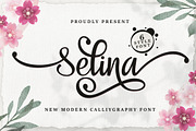 Selina Script, a Script Font by Madjack.font