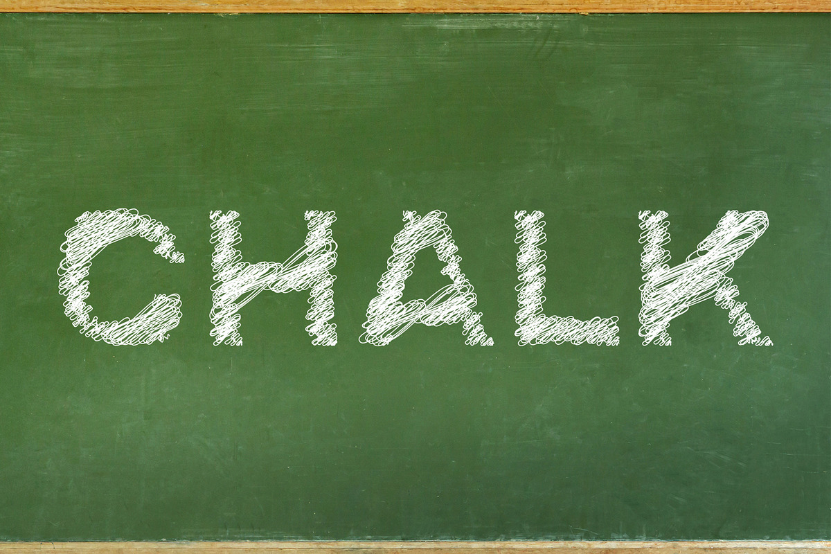 Chalk Editable Text Effect, a Layer Style Add-On by CreativeShaper (Photo 1 of 2)