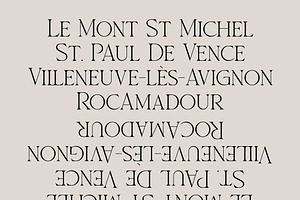 Crealen Stylish Serif Font