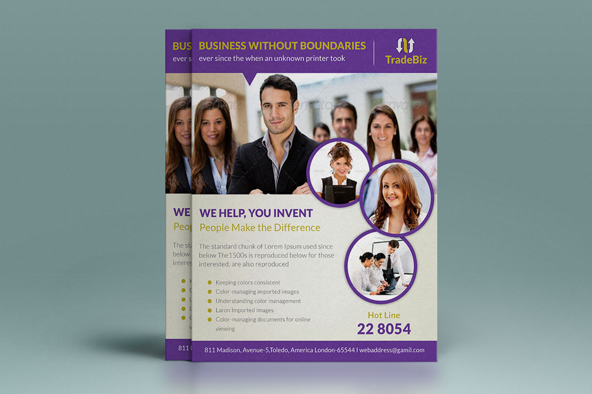 Corporate Business Flyer, a Flyer Template by Dotnpix (Photo 2 of 5)