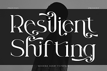 Resilient Shifting - Elegant Font