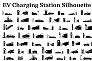 Electric Vehicle Charging Silhouette, a Graphic by musafir_fashion (Thumbnail 1 of 22)