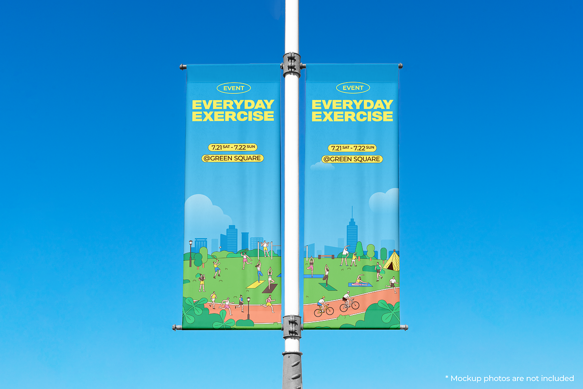 Exercise People Vector kit, an Illustration by Puffin graphics (Photo 5 of 6)
