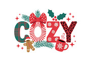 Holly Christmas Quote Decor SVG, an Object Graphic by yasushie (Thumbnail 4 of 16)