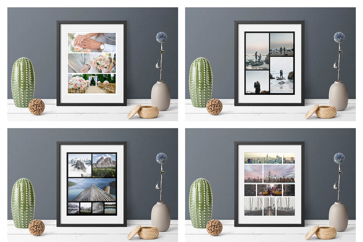 16x20 PSD Collage Template Bundle, a Templates & Theme by Paperweight Memories (Photo 3 of 4)