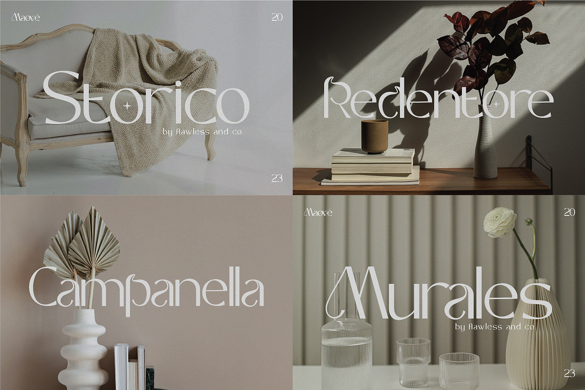 Modern Serif & Sans Serif Bundle, a Serif Font by Flawless And Co (Photo 2 of 12)