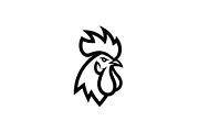 Rooster Chicken Silhouette Bundle, an Illustration by Designs_River (Thumbnail 5 of 51)