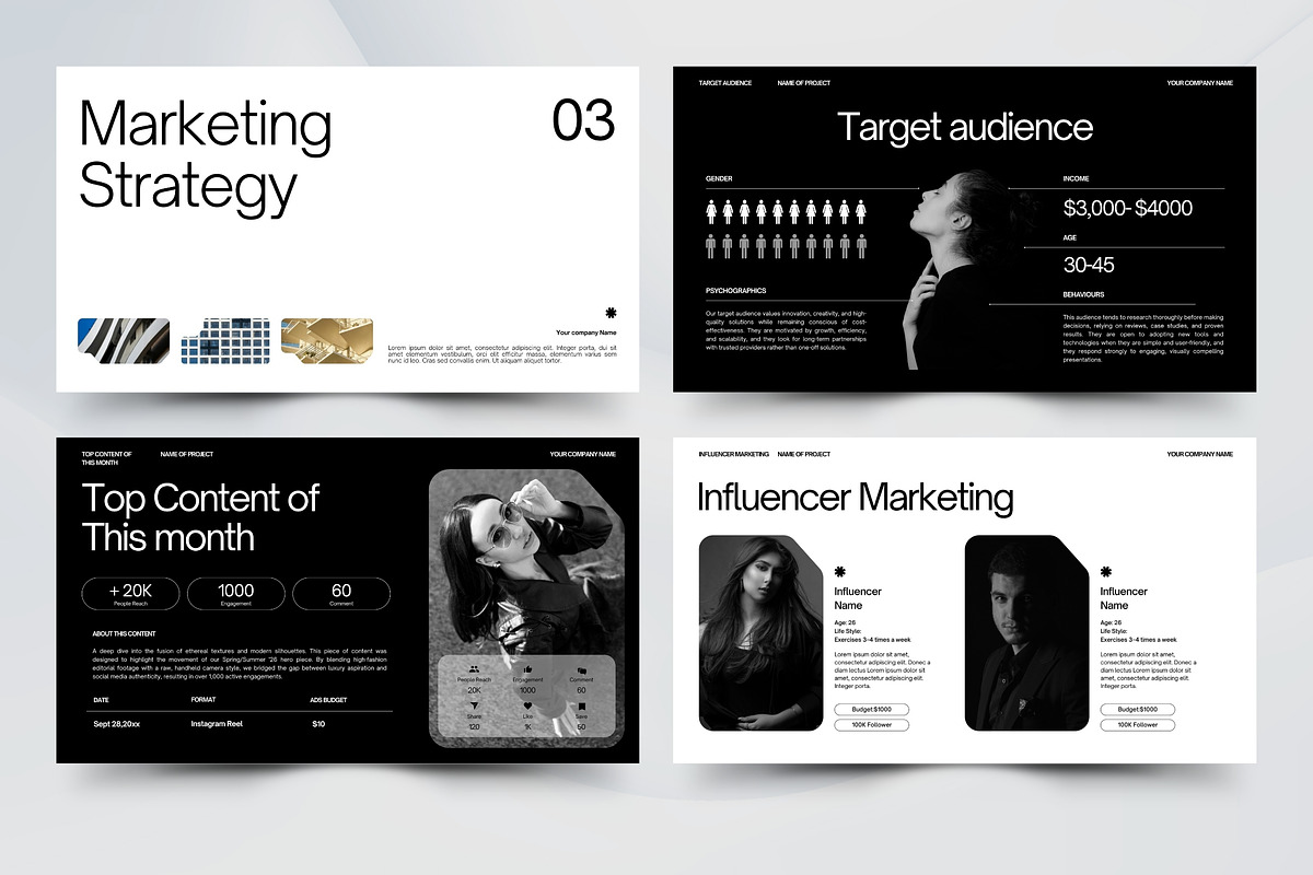 Minimalist Marketing Pitch Deck, a Presentation Template by Pani Temp. (Photo 7 of 14)