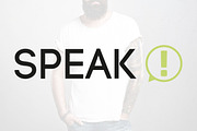 Speak Logo, a Branding & Logo Template by Luis Quesada Design (Thumbnail 3 of 4)