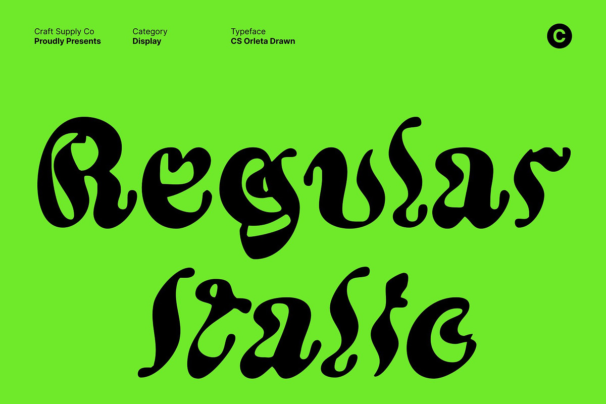 CS Orleta Drawn, a Sans Serif Font by Craft Supply Co. (Photo 2 of 8)