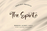 The Spirit, a Script Font by Integritype Studio (Thumbnail 1 of 14)