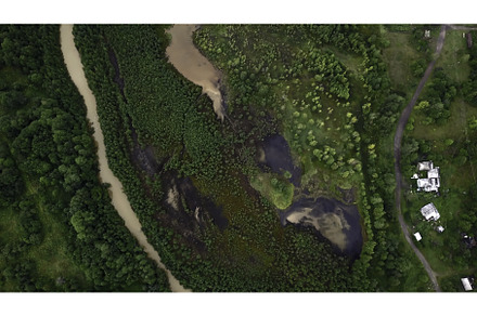 Lakes and swamps with surrounding, a Nature Photo by Media Whale Stock