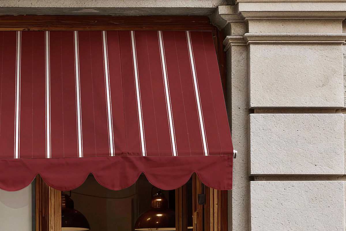 Storefront Window & Awning Mockup, an Advertising Mockup by nkate (Photo 3 of 6)