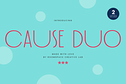 Cause Duo – Modern Minimalist Sans, a Sans Serif Font by roomspace creative lab (Thumbnail 1 of 10)