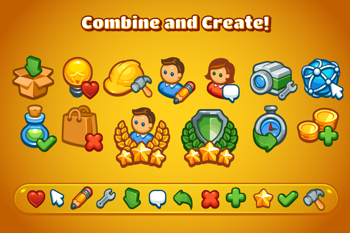 Casual Game Basic Icons Set, an Icon by Vectricity Designs (Photo 4 of 4)