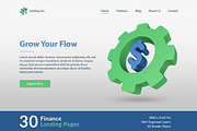 Finance Landing Pages, a Templates & Theme by Odeniz (Thumbnail 11 of 31)